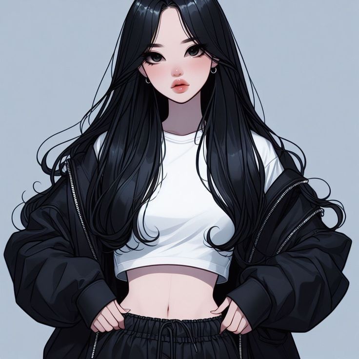 Avatar chibi nữ ngầu 